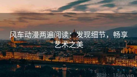 风车动漫两遍阅读：发现细节，畅享艺术之美